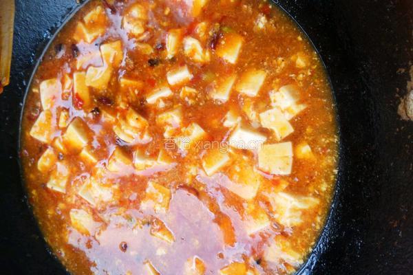 简易版麻婆豆腐的做法图解7
