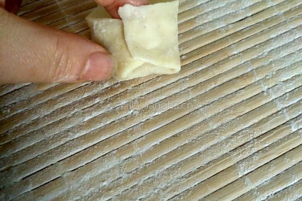 平菇猪肉馄饨的做法图解13