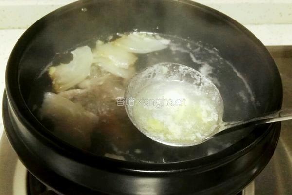 河蚌腊肉豆腐汤的做法图解9
