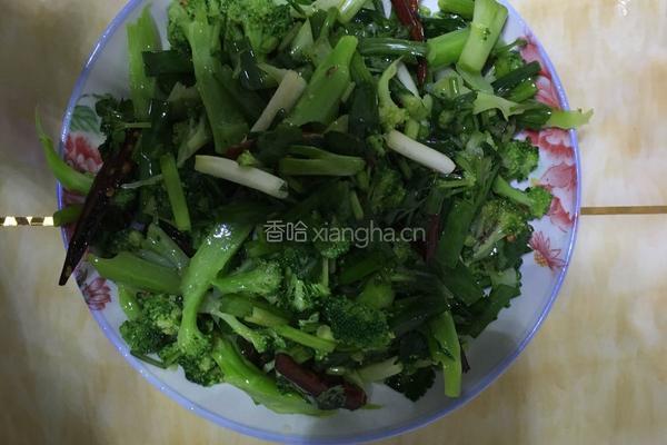 炝拌西蓝花的做法图解5
