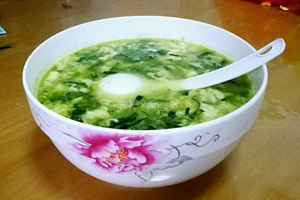 菠菜蛋花汤的做法图解10