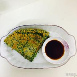 茼蒿鸡蛋饼的做法[图]