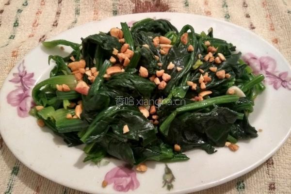 凉拌菠菜的做法图解5