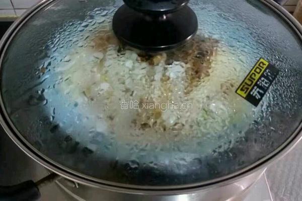 蒜蓉粉丝蒸白菜的做法图解7