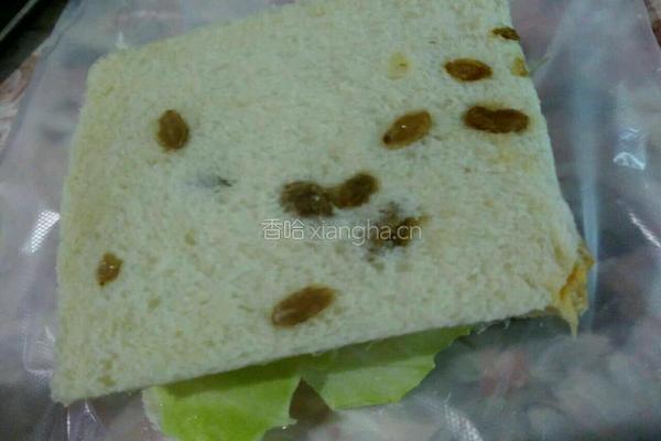 鸡蛋火腿三明治的做法图解13