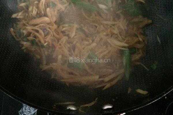 炒萝卜丝的做法图解6