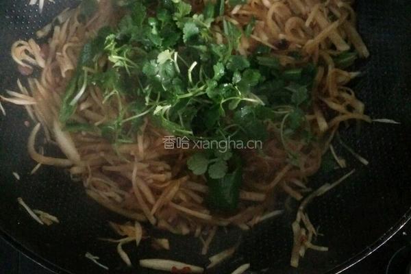 炒萝卜丝的做法图解5