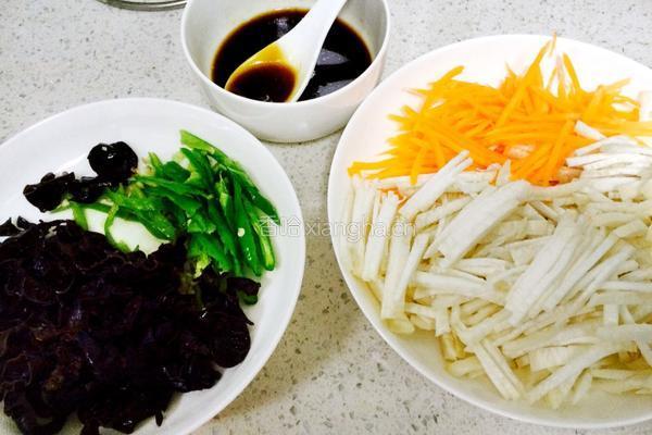 鱼香杏鲍菇的做法图解1