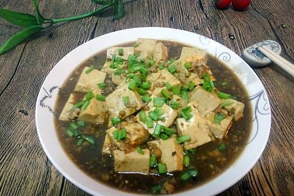 肉末豆腐的做法图解15