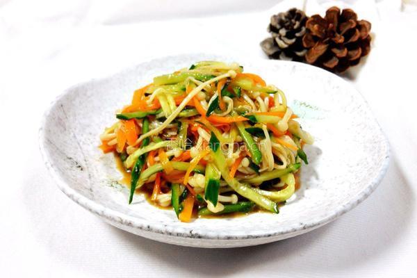 凉拌金针菇的做法图解11