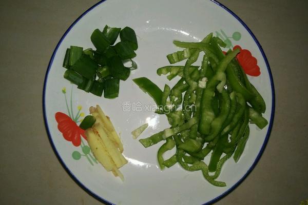 青椒炒眉豆的做法图解3