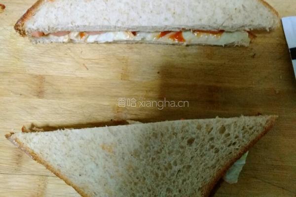 营养美味早餐三明的做法图解8