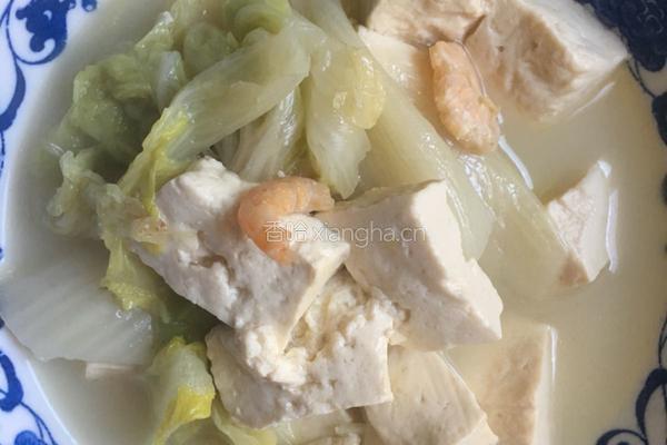 清淡白菜豆腐虾米汤的做法图解11