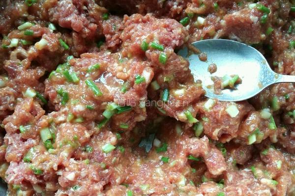 葱花肉煎饼的做法图解3