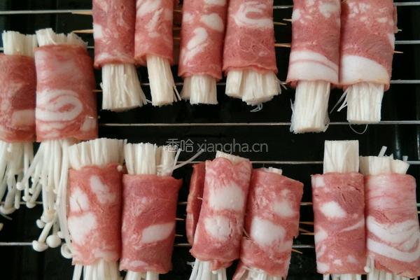 培根卷金针菇的做法图解6