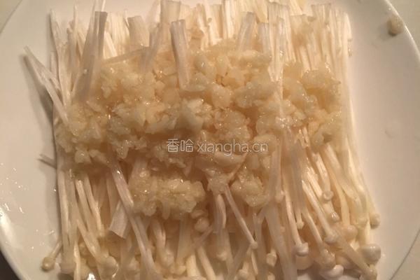蒜蓉蒸金针菇的做法图解7