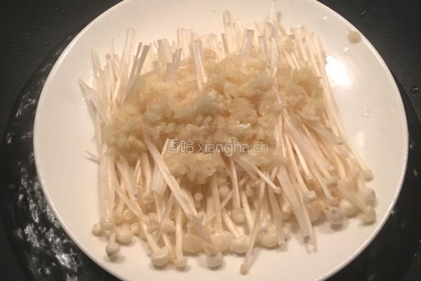 蒜蓉蒸金针菇的做法图解8