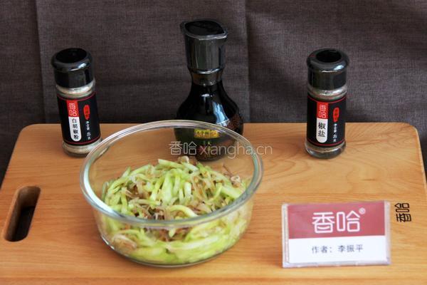 黄瓜拌海蜇皮的做法图解5