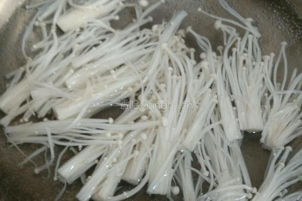 凉拌蛤蜊金针菇的做法图解4