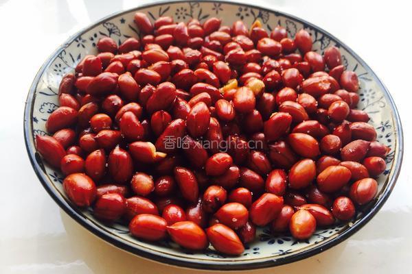 花生菠菜的做法图解2