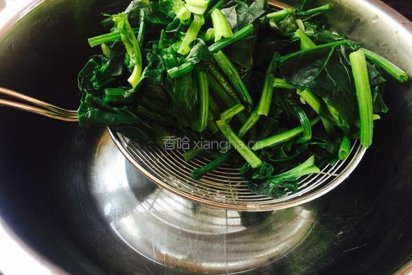 花生菠菜的做法图解5