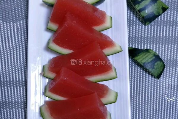 西瓜果冻的做法图解15