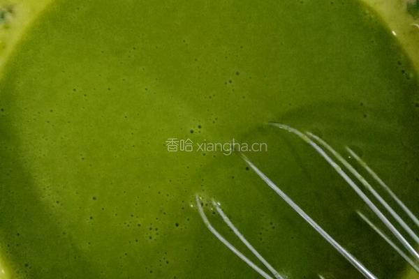 菠菜山药泥蛋糕卷的做法图解7