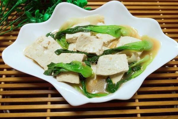 青菜炖豆腐的做法图解9