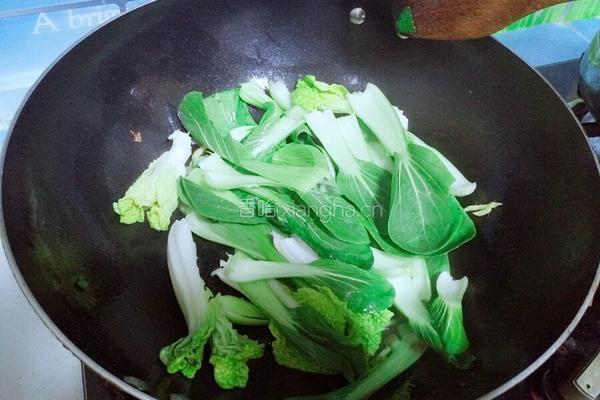 青菜炖豆腐的做法图解5