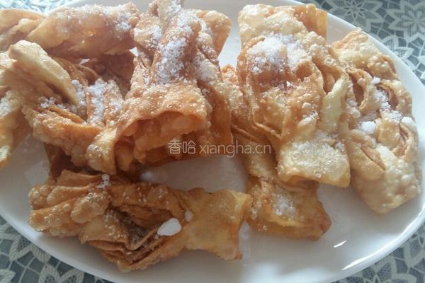 香甜馄饨皮麻叶（排叉）的做法图解4