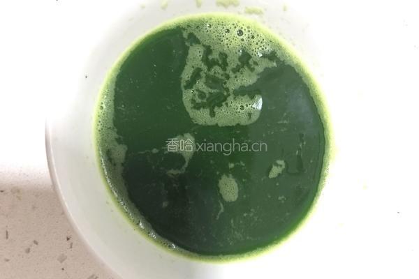 芹菜汁面的做法图解4