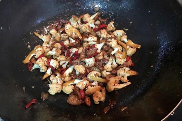 蒸鱼豉油烧花菜的做法图解10