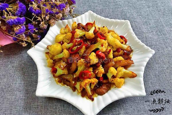 蒸鱼豉油烧花菜的做法图解11