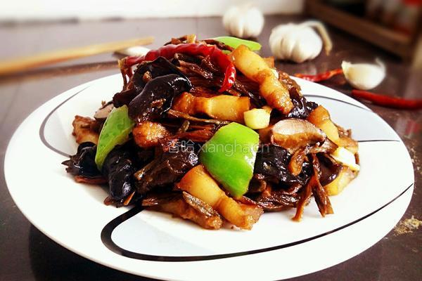 干豆角烧五花肉的做法图解21