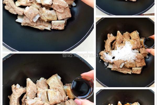 年夜饭之4-色味兼具无油健康的12345排骨的做法图解5