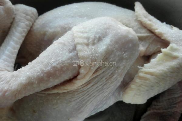 电饭煲焗鸡的做法图解3