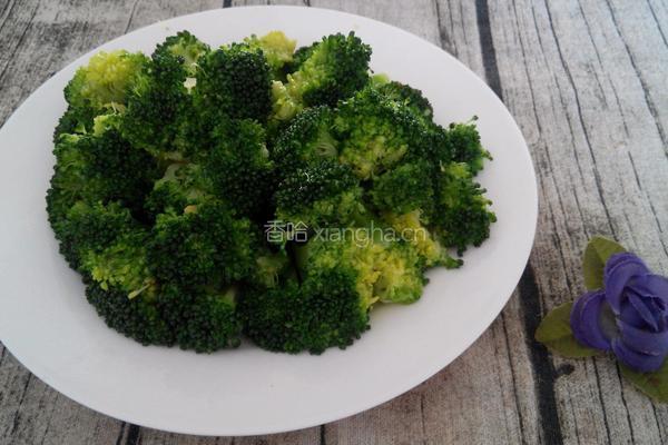 白灼西蓝花的做法图解6