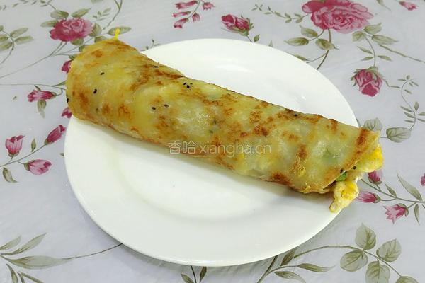 快手早餐手抓饼的做法图解10