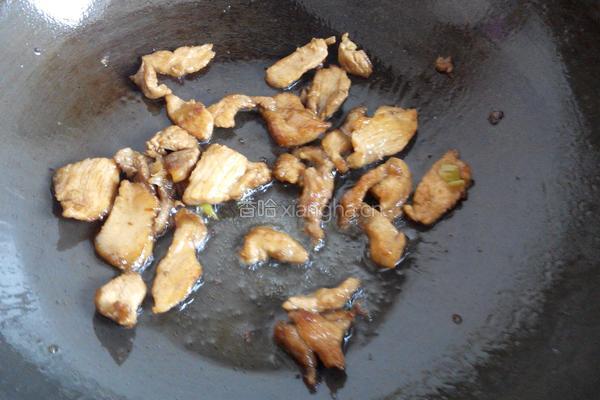 肉炒西葫芦的做法图解4