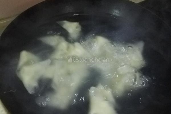 清汤荠菜馄炖的做法图解5
