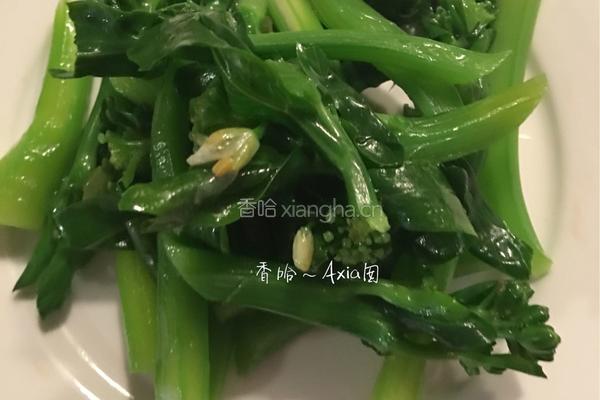 白灼芥兰的做法图解6