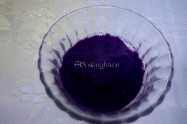 紫色茴香猪肉包的做法图解2