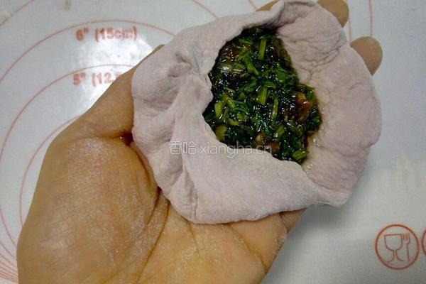 紫色茴香猪肉包的做法图解12