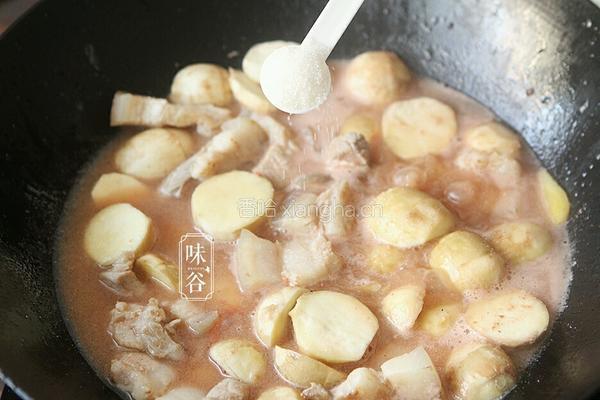 南乳慈姑焖肉的做法图解8