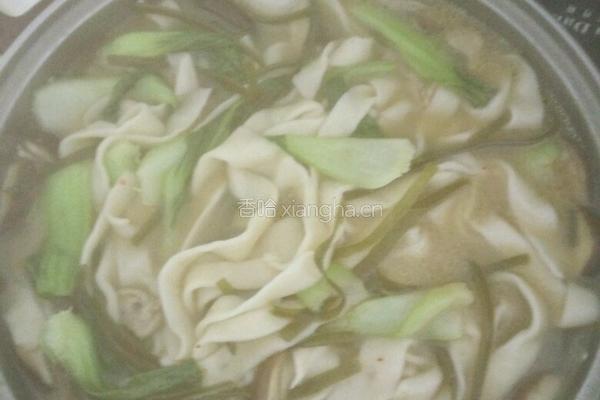 手工香菇肉丝面的做法图解5
