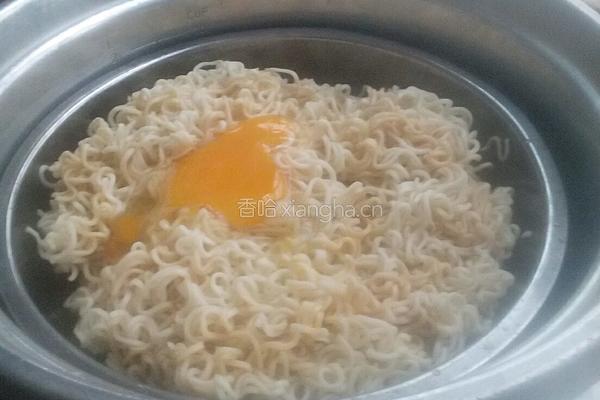 鸡蛋葱花蒸面的做法图解6