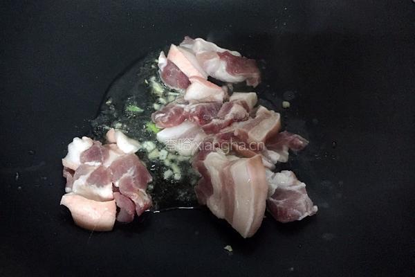 蒜蓉辣椒酱炒五花肉的做法图解4
