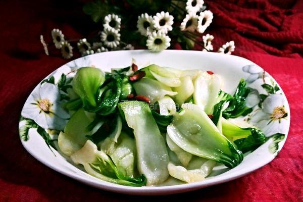 炒白菜的做法图解3