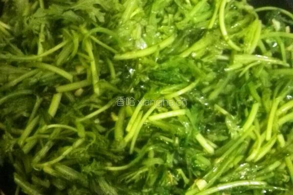 蒜泥茼蒿的做法图解5