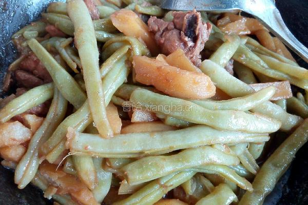 鸡腿炖豆角的做法图解5